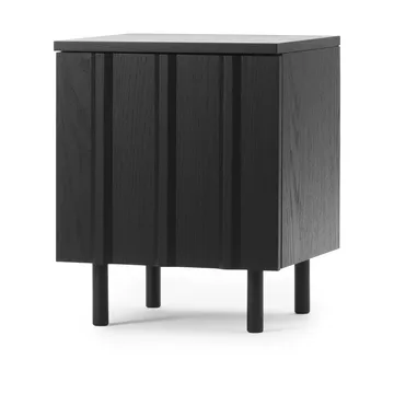 Rib mesa de cabeceira - Preto soft, 52x42x40 cm - Normann Copenhagen