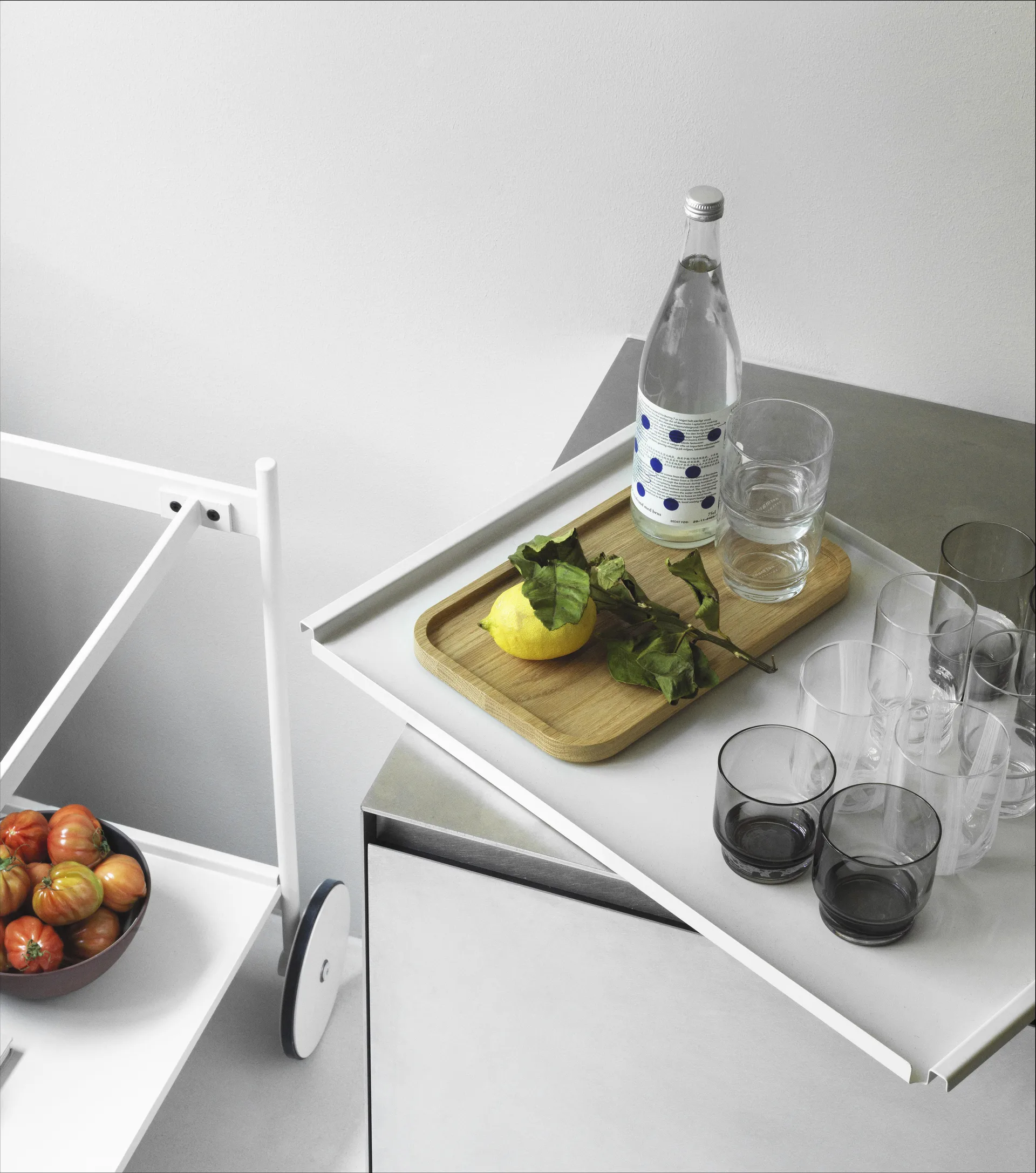 Rul carrinho de servir , Branco Normann Copenhagen