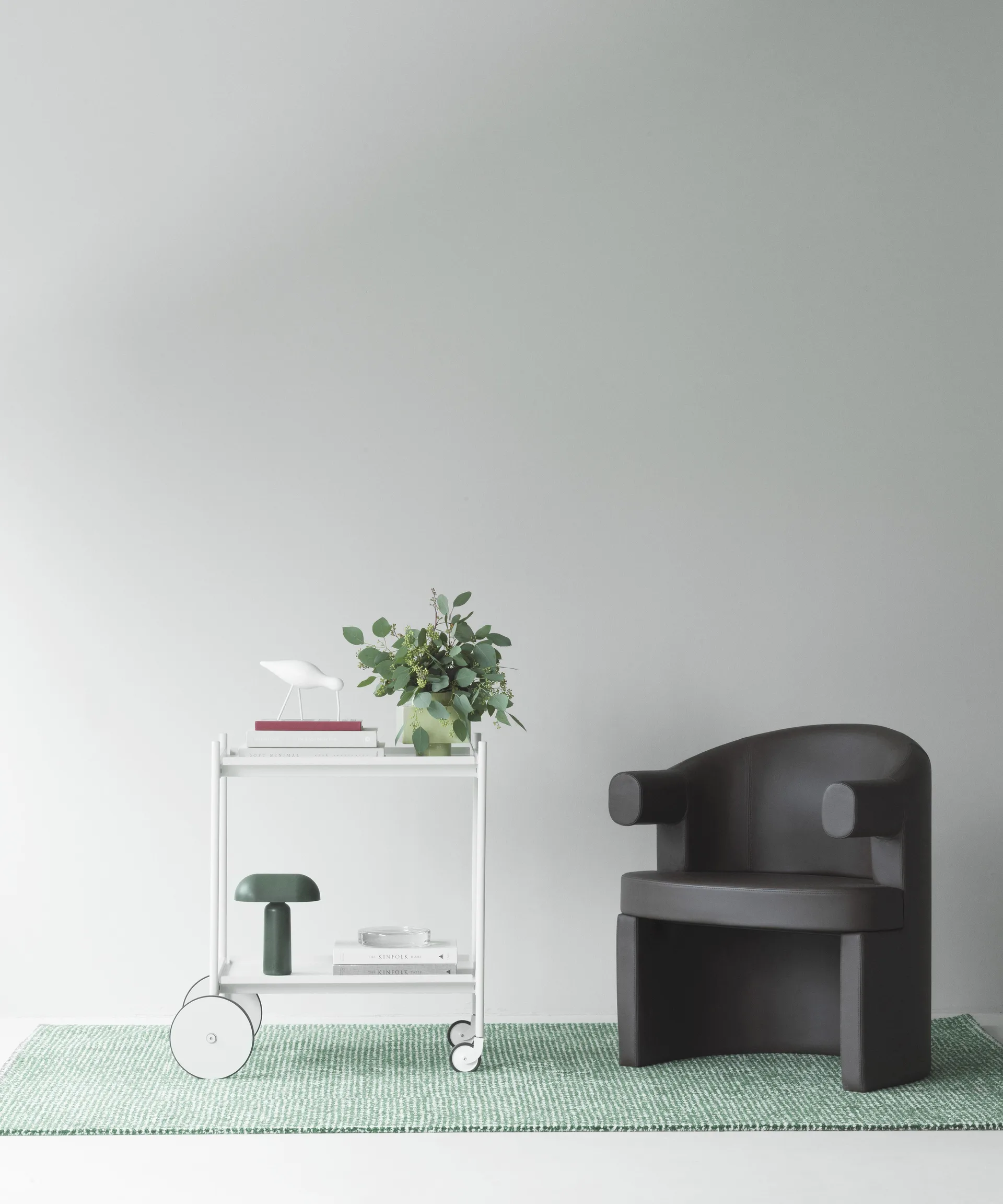 Rul carrinho de servir , Branco Normann Copenhagen