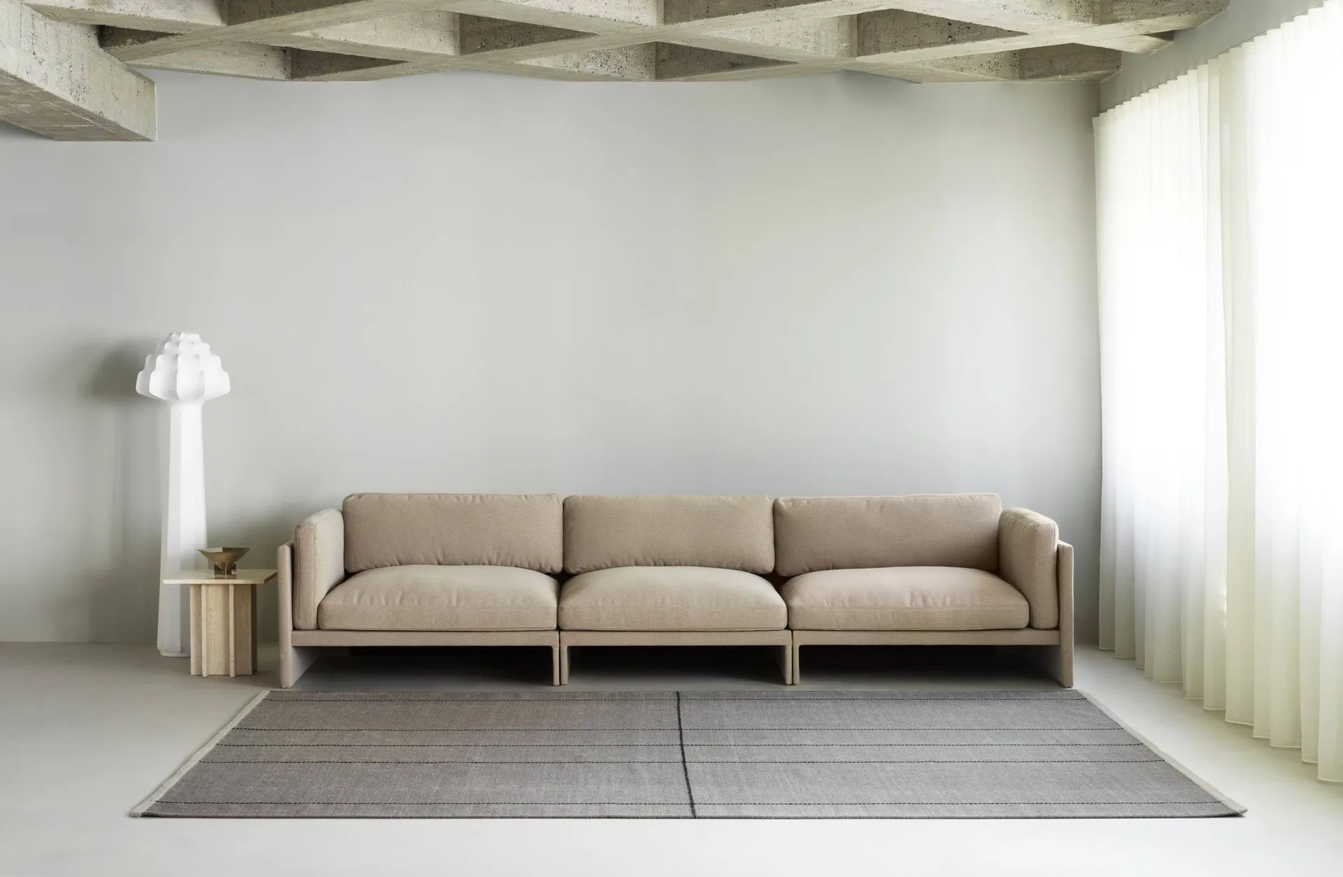 Seam tapete, Tons de azul, 250x350 cm Normann Copenhagen
