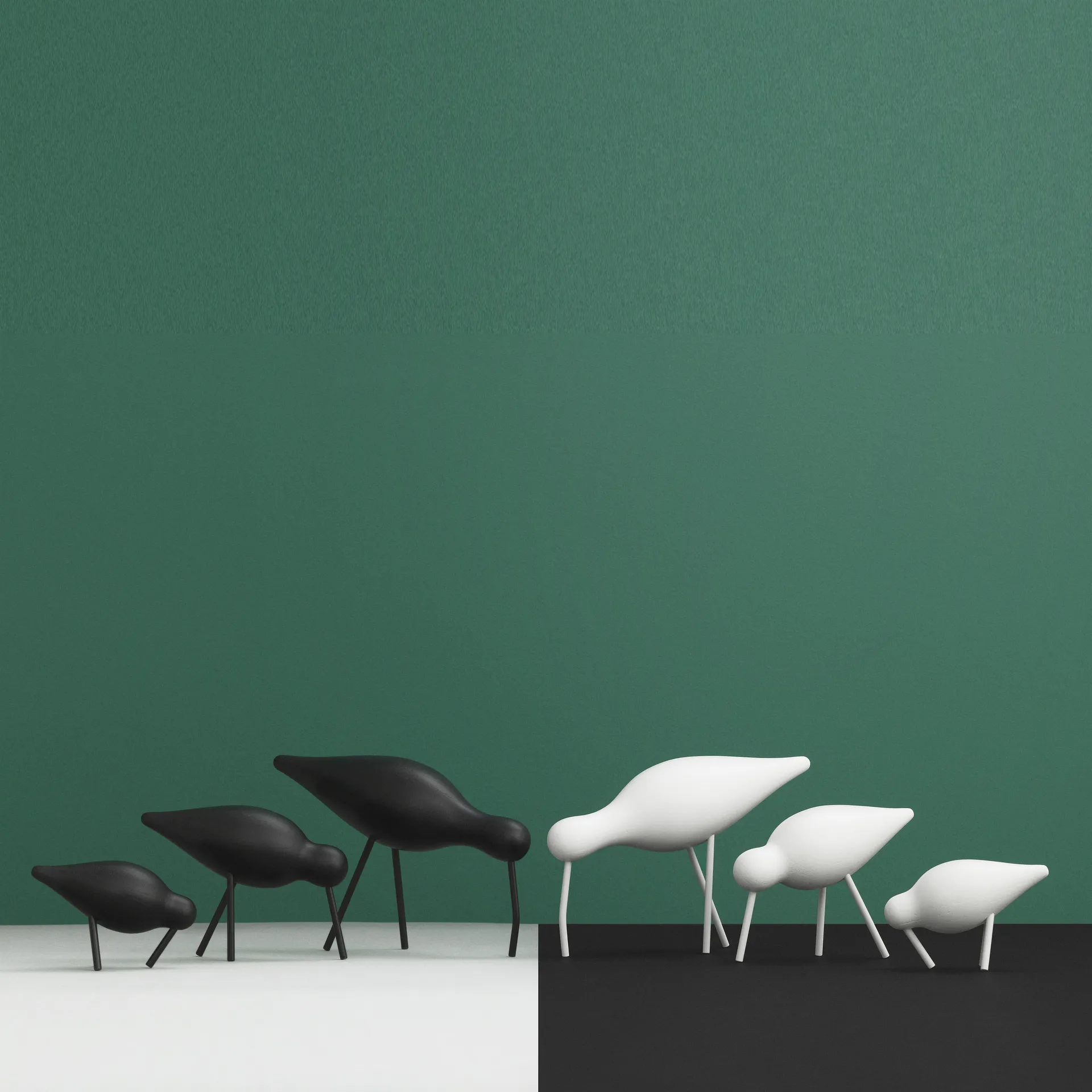 Shorebird branca, pequeno Normann Copenhagen