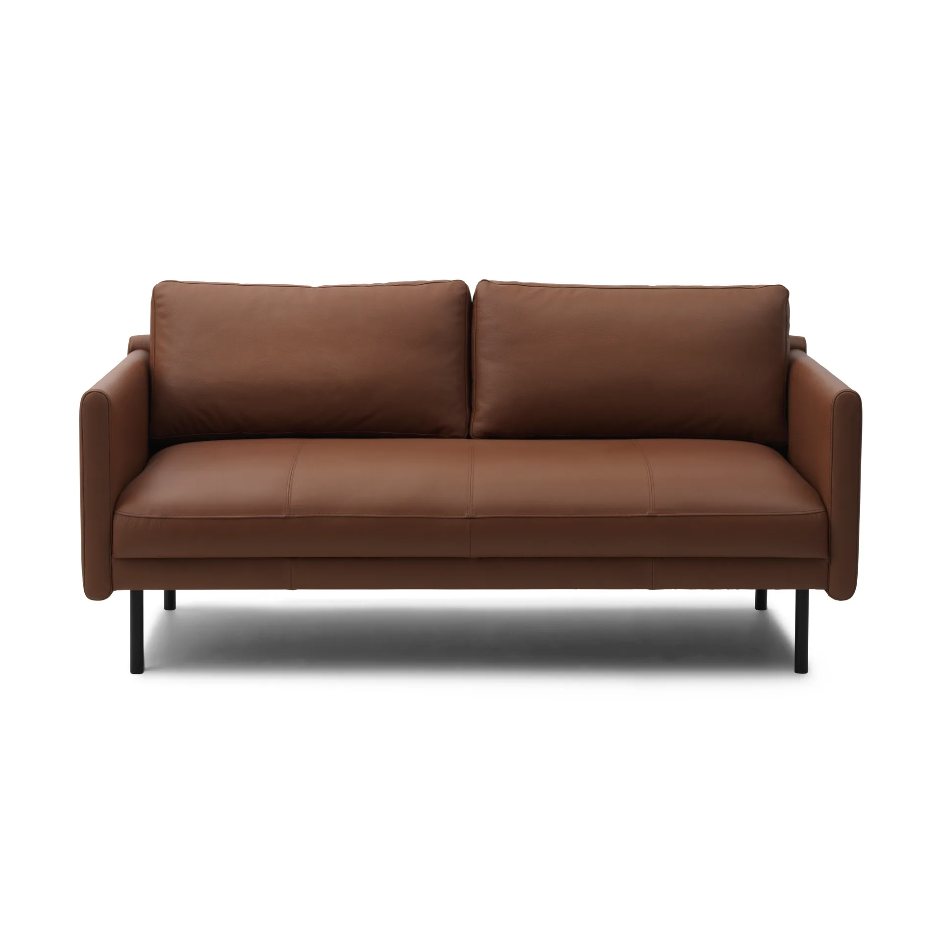 Sofá Rar de 2 lugares, Omaha leather cognac Normann Copenhagen