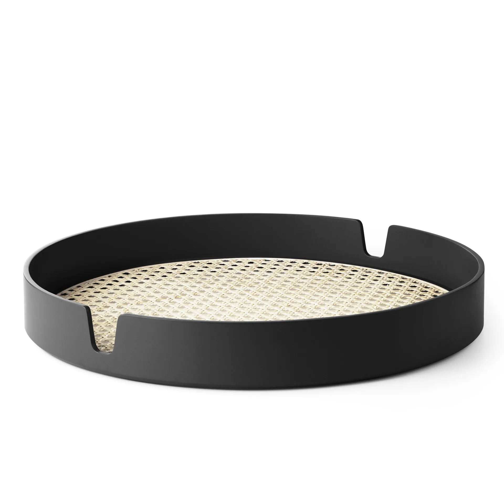 Tabuleiro Salon Ø 40 cm, preto Normann Copenhagen