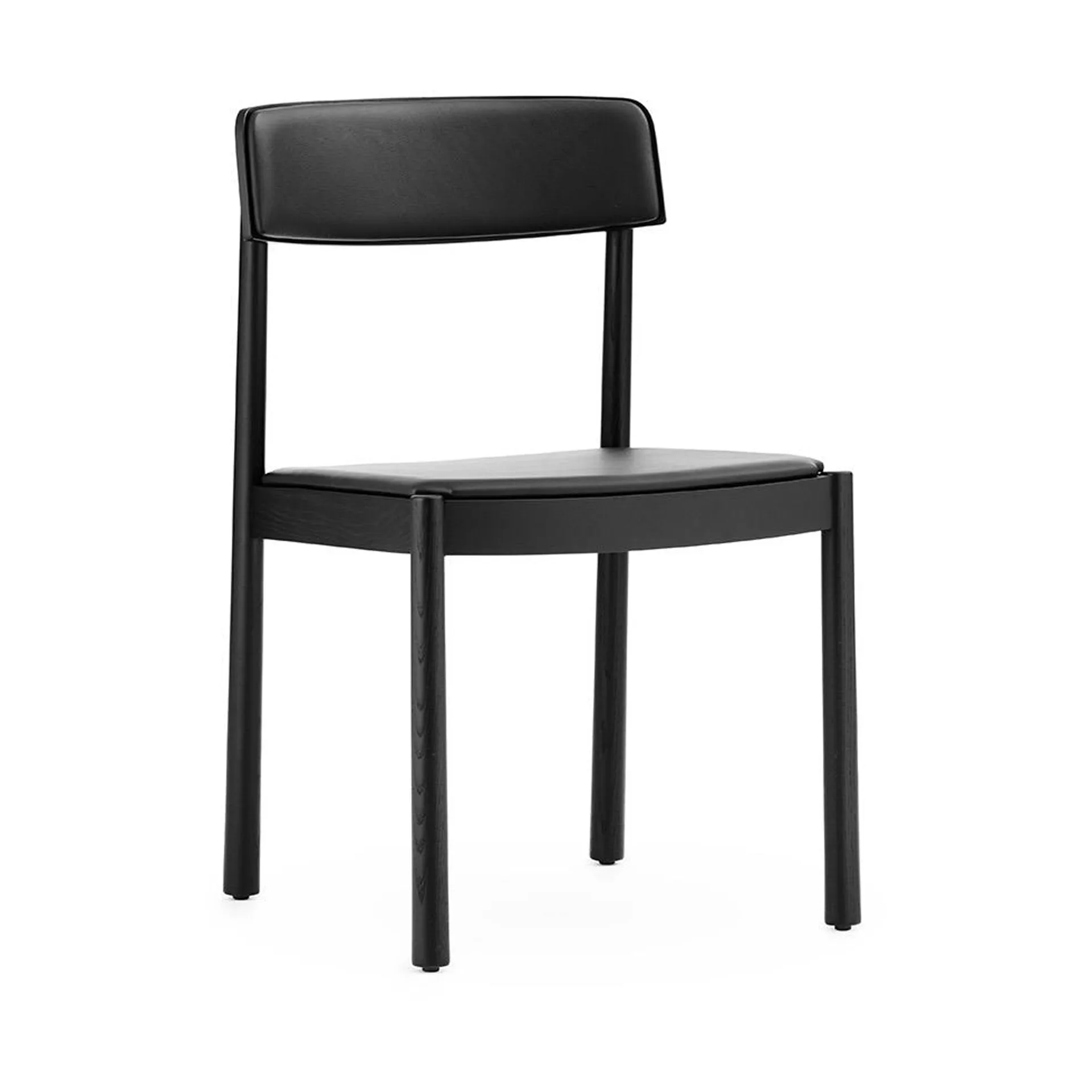 Timb cadeira com almofada, Black/ Ultra Leather - Black Normann Copenhagen