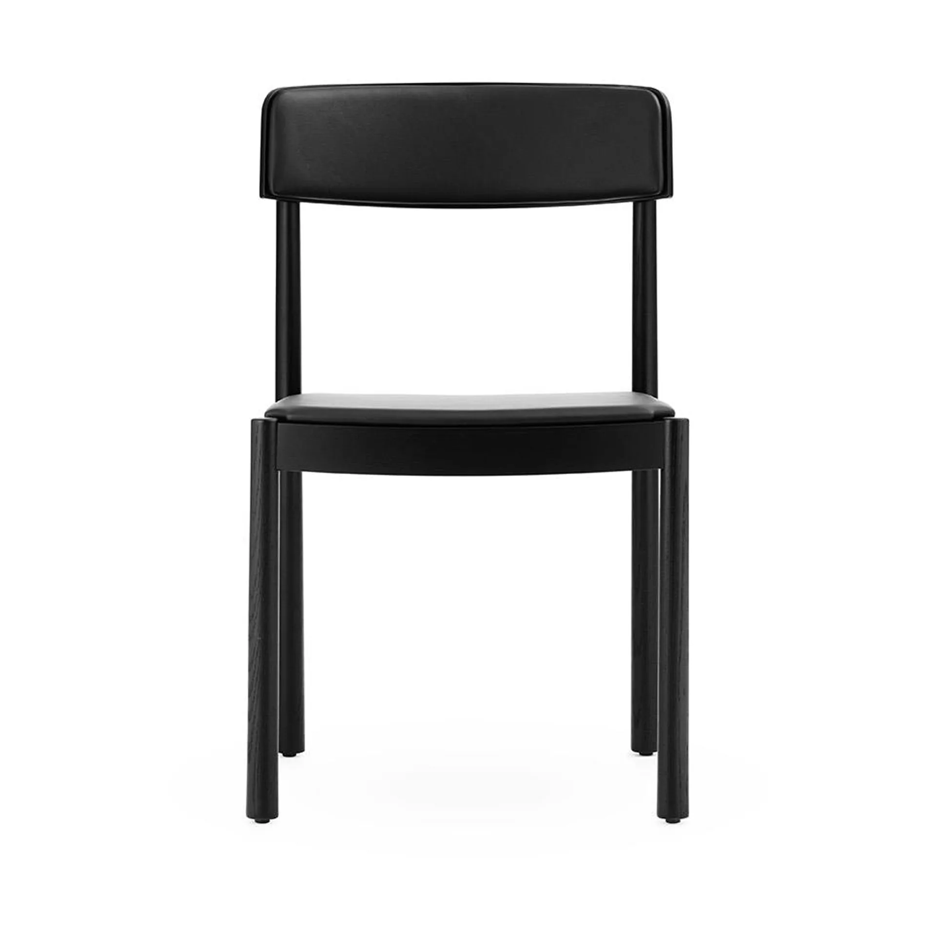 Timb cadeira com almofada, Black/ Ultra Leather - Black Normann Copenhagen