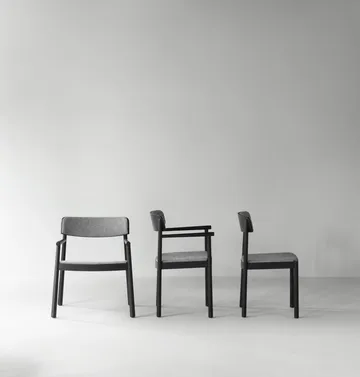 Timb cadeira com braços - Freixo preto-Hallingdal 166 - Normann Copenhagen