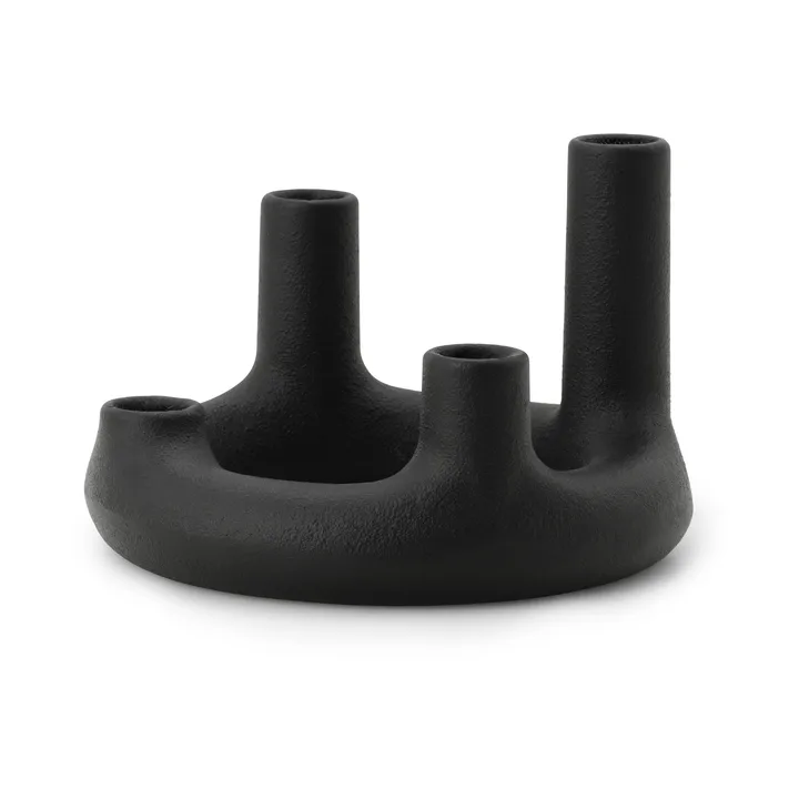 Trin castiçal - Preto, Ø17,7x11,8 cm - Normann Copenhagen