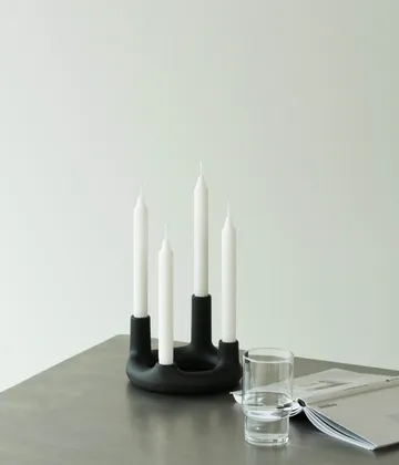 Trin castiçal - Preto, Ø17,7x11,8 cm - Normann Copenhagen