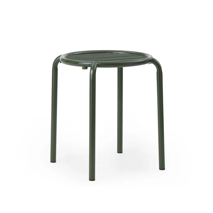 Vig banco redondo - Verde, Ø41x46 cm - Normann Copenhagen