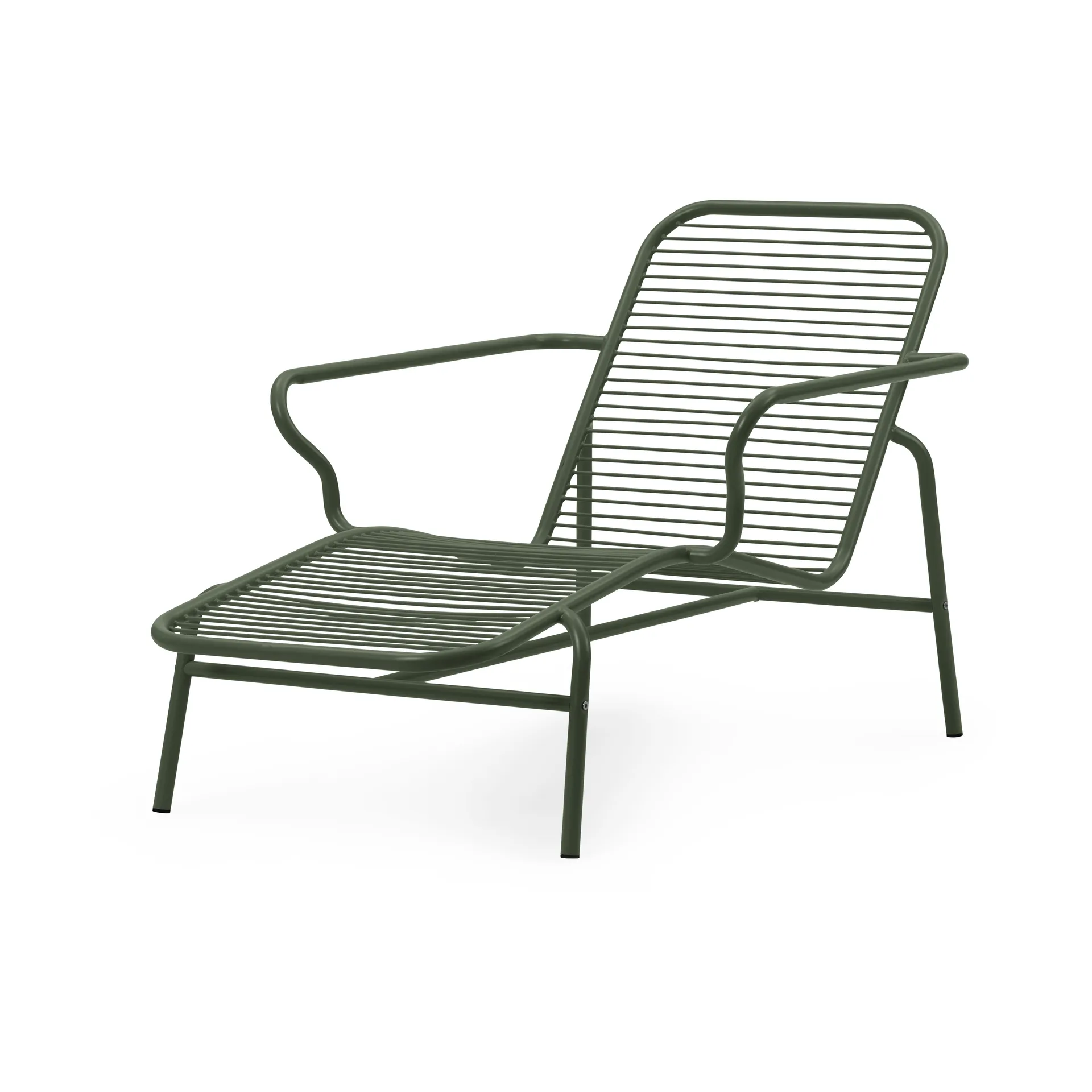 Vig Chaise Lounge cadeira de descanso, Green Normann Copenhagen