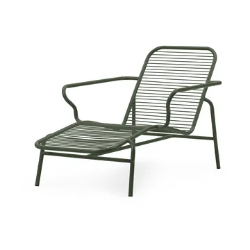 Vig Chaise Lounge cadeira de descanso - Green - Normann Copenhagen