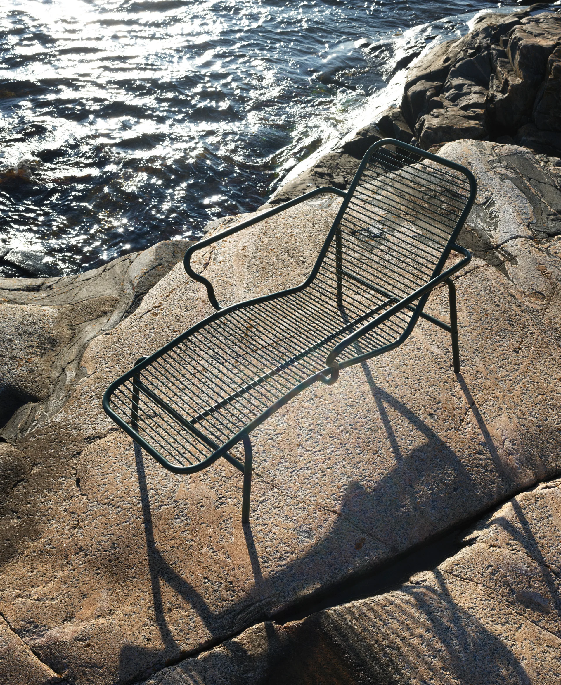 Vig Chaise Lounge cadeira de descanso, Green Normann Copenhagen