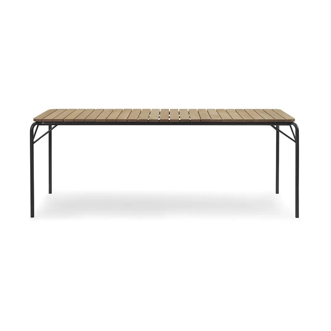 Vig Robinia mesa de jantar 90x200 cm, Black Normann Copenhagen
