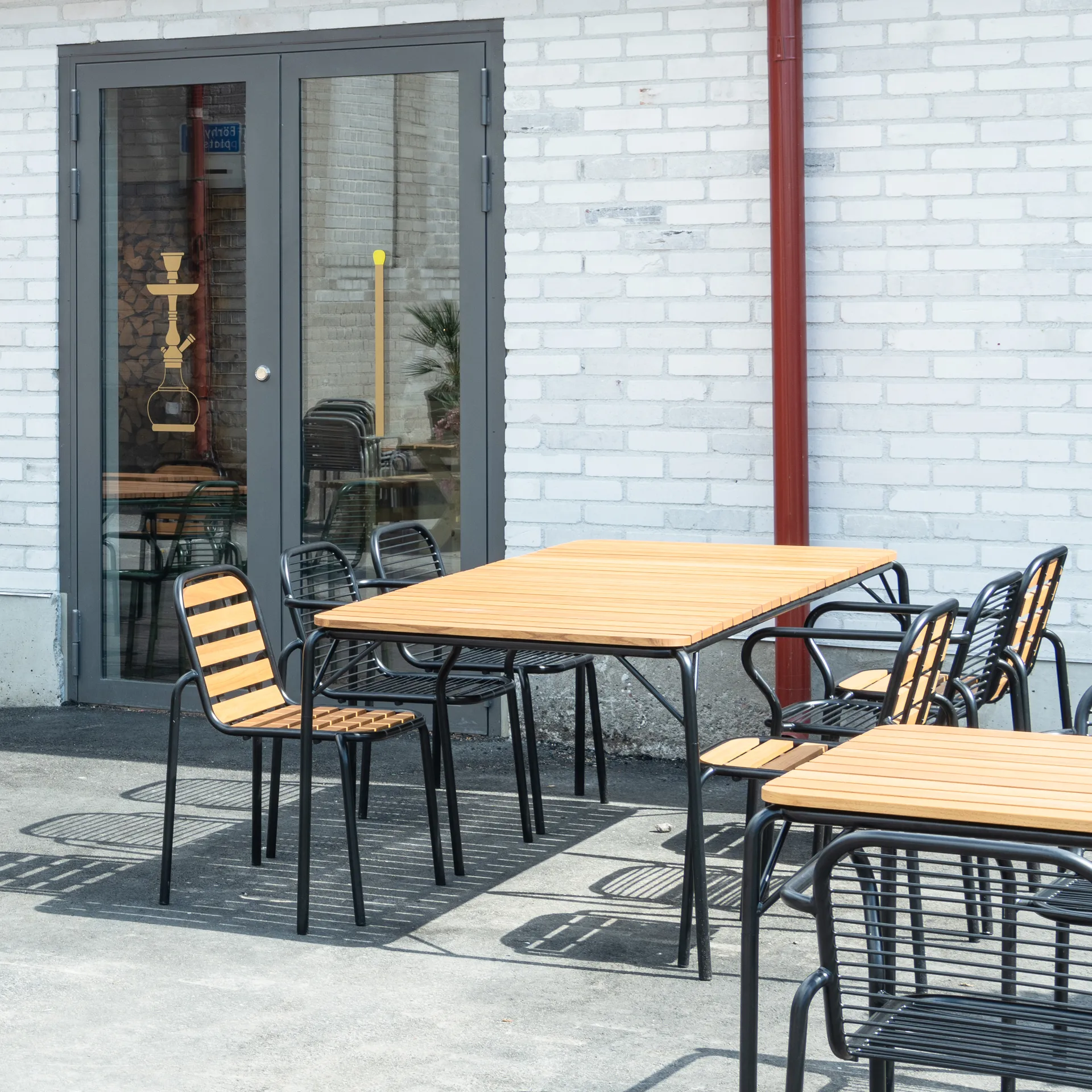 Vig Robinia mesa de jantar 90x200 cm, Black Normann Copenhagen