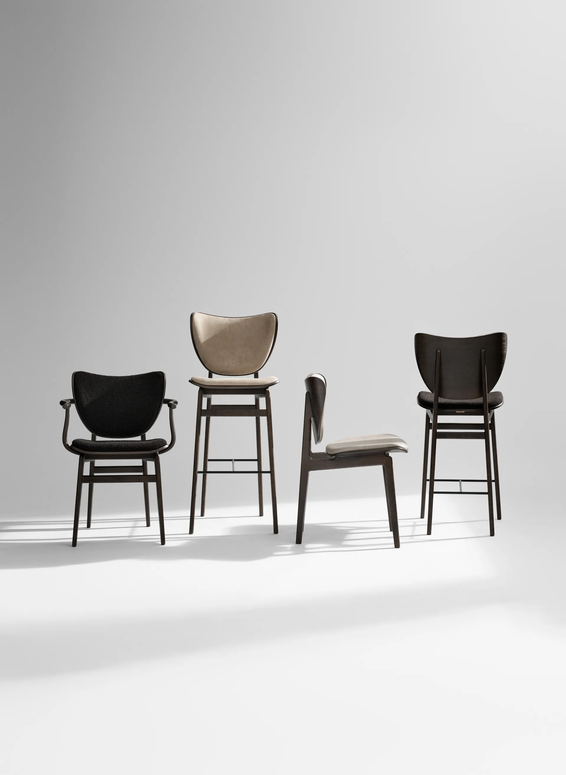 Elephant banco de bar​, Natural, 75 cm NORR11