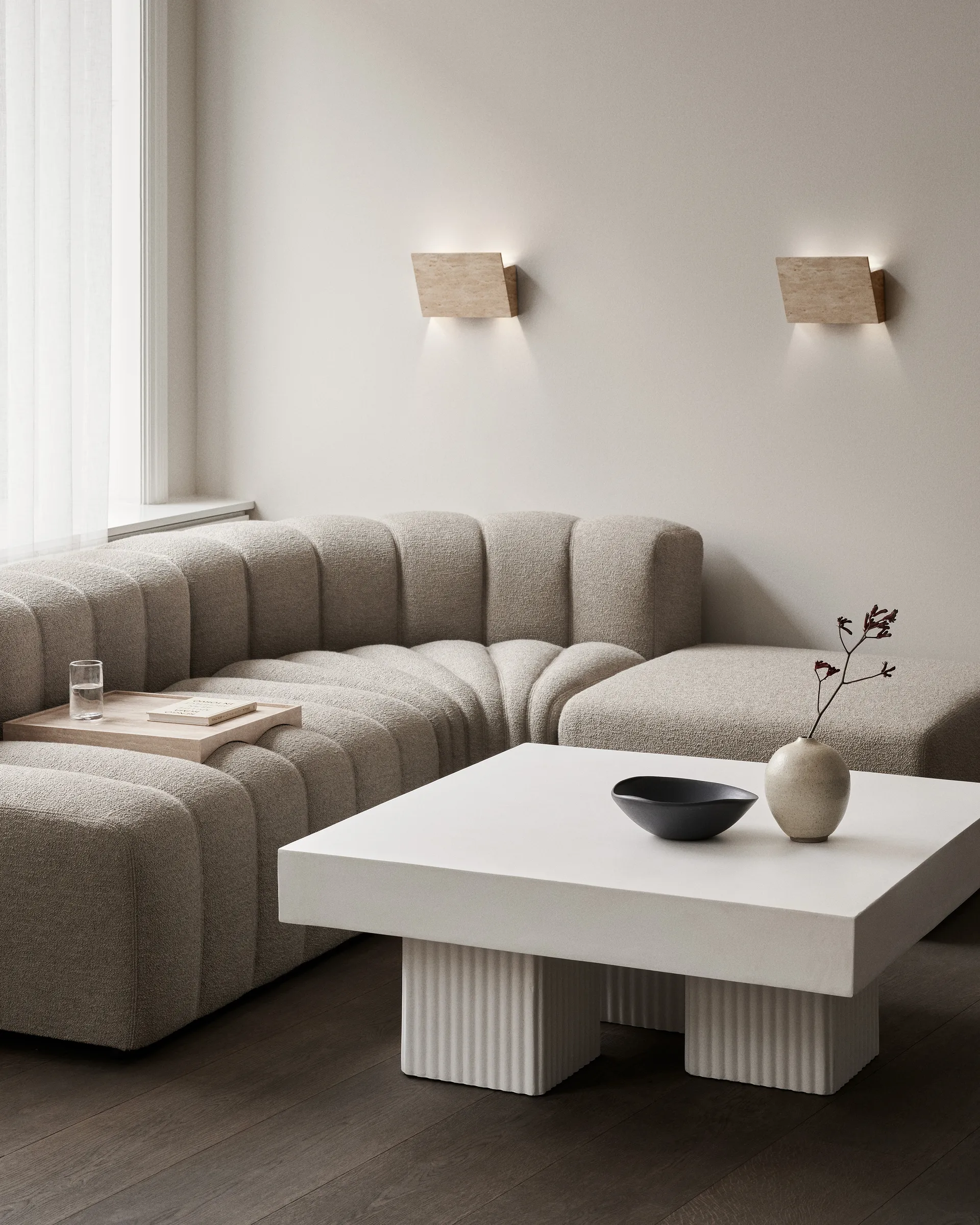 Gallery aplique de parede, Travertina NORR11