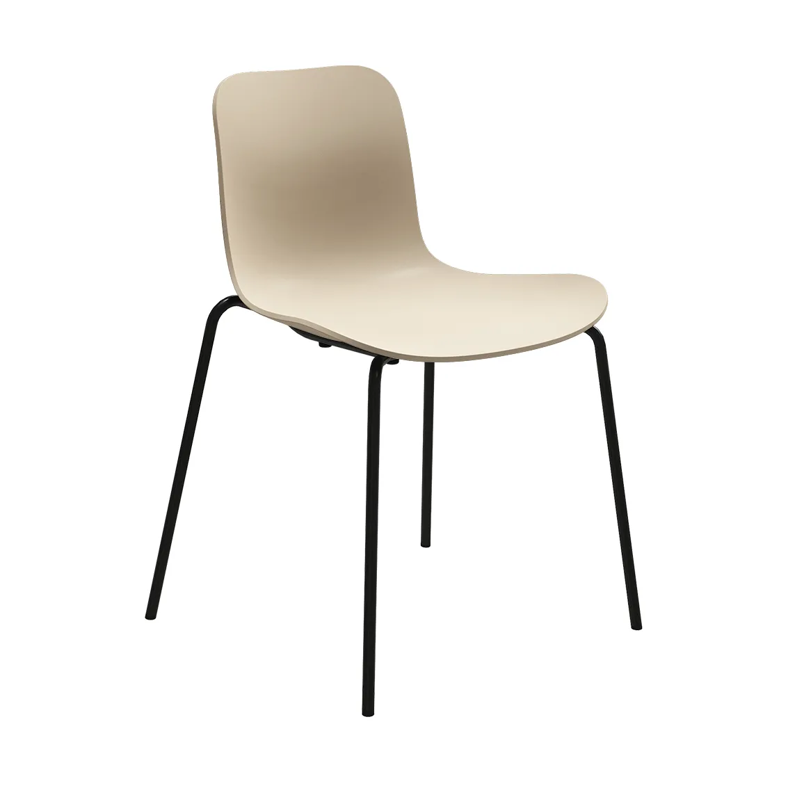 Langue cadeira, Ecru-preto suporte NORR11