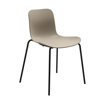 Langue cadeira - Warm grey-estrutura preta - NORR11