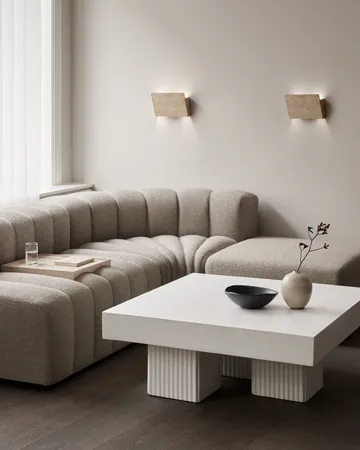 Mesa de centro Gear - Chai, 100x100 cm - NORR11