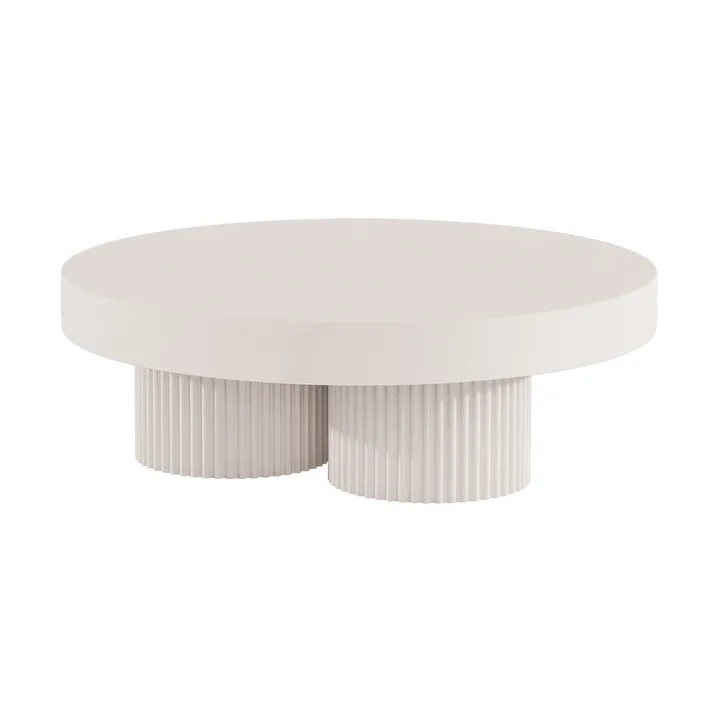 Mesa de centro Gear - Chalk, Ø120 cm - NORR11