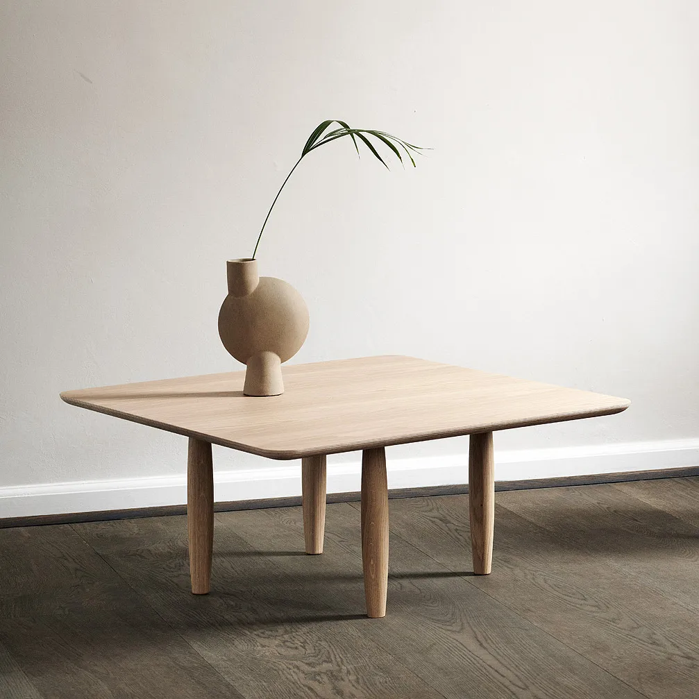 Mesa de centro Oku, Carvalho, 80 cm NORR11