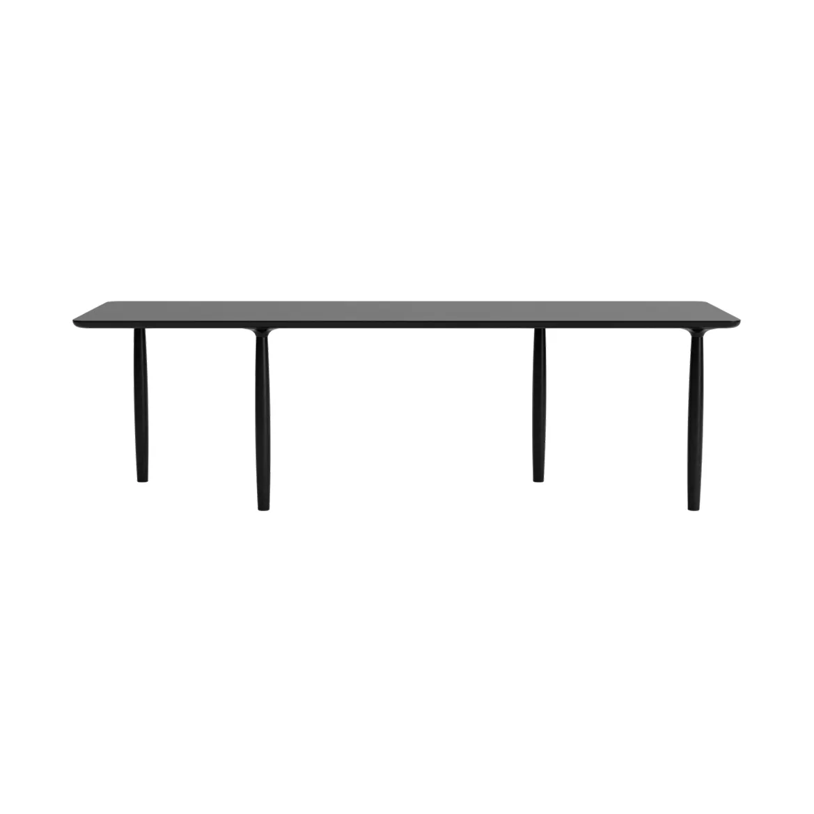 Mesa de jantar 250 cm Oku, Carvalho preto NORR11