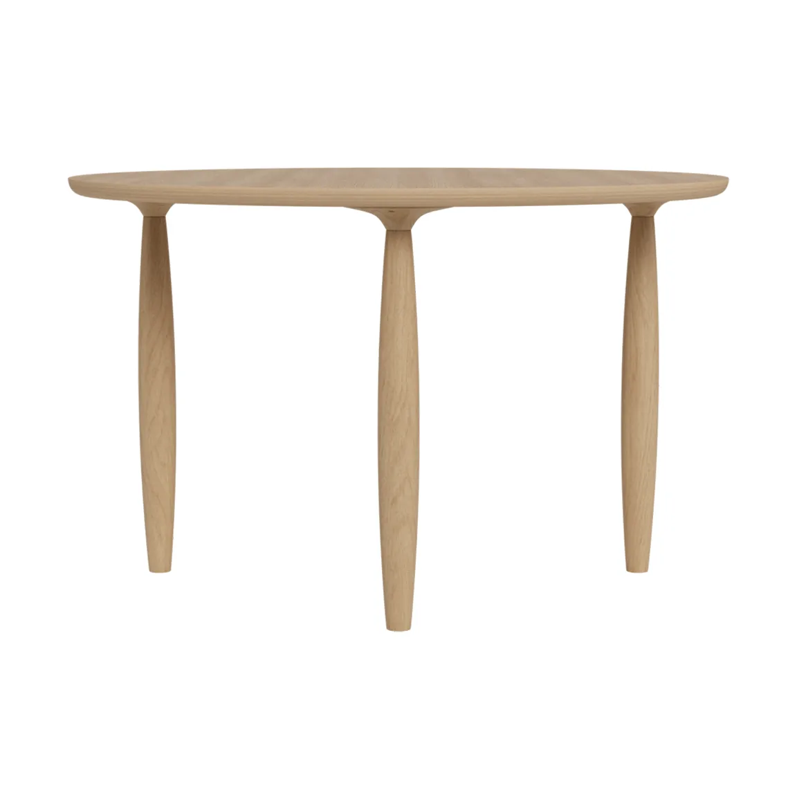 Mesa de jantar Oku, Carvalho natural, Ø120 cm NORR11