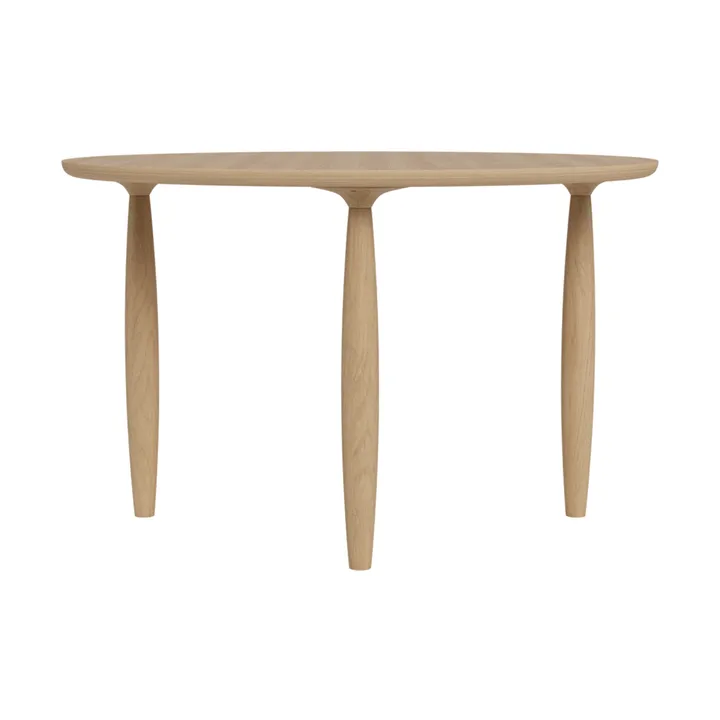 Mesa de jantar Oku - Carvalho natural, Ø120 cm - NORR11