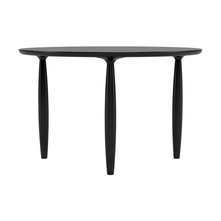 Mesa de jantar Oku - Carvalho preto, Ø120 cm - NORR11