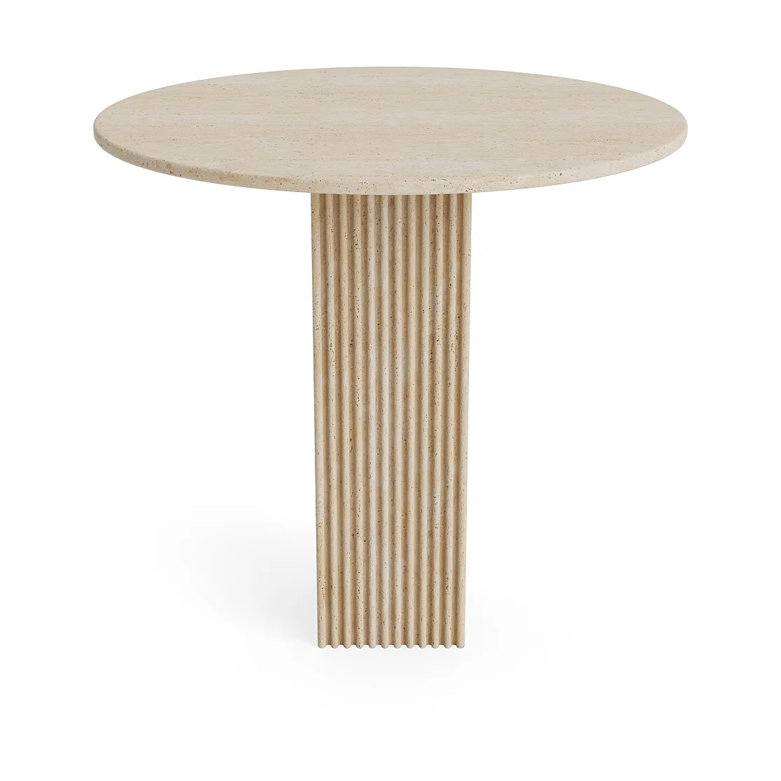 Mesa de jantar Soho, Beige, Ø80 cm NORR11