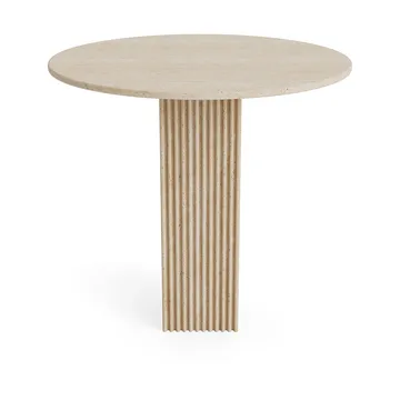 Mesa de jantar Soho - Beige, Ø80 cm - NORR11
