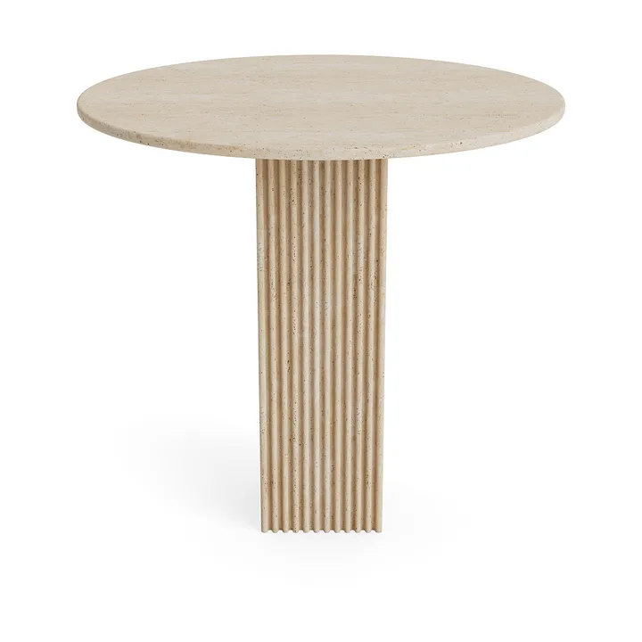 Mesa de jantar Soho - Beige, Ø80 cm - NORR11
