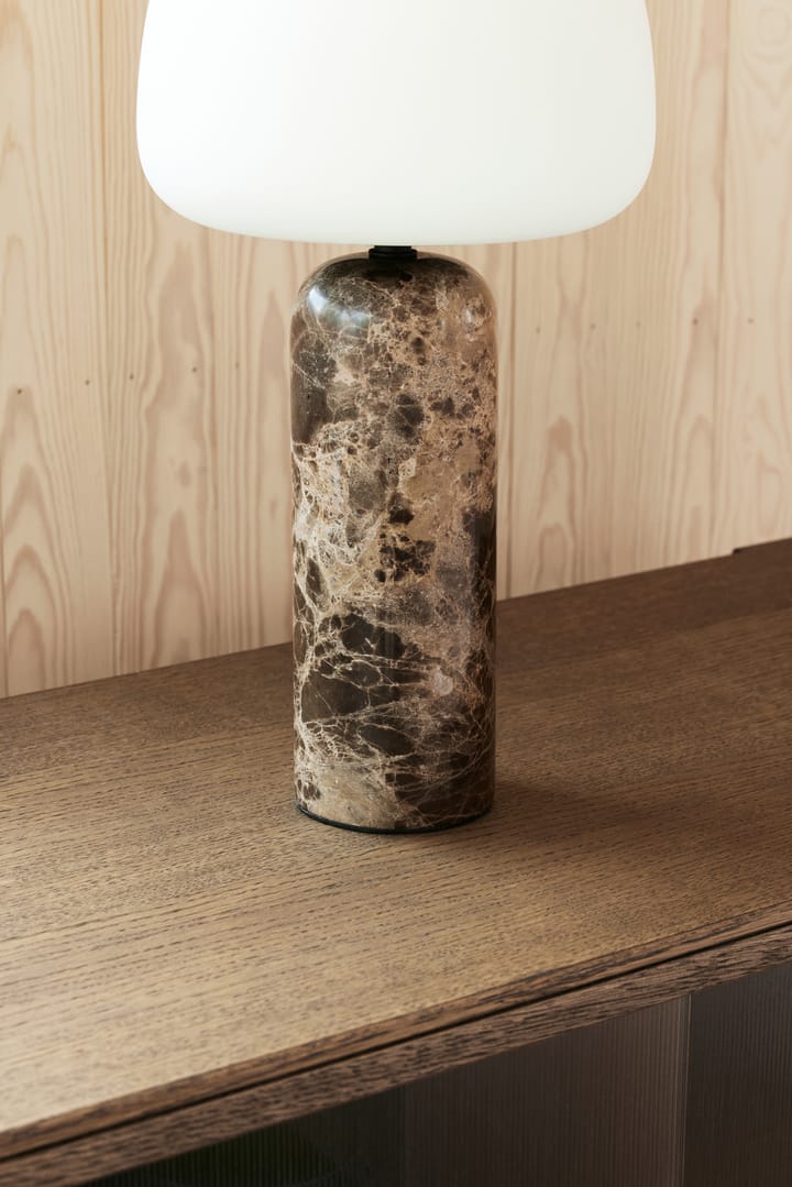 Candeeiro de mesa Kin 40 cm, Brown marble Northern