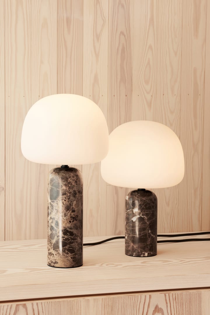 Candeeiro de mesa Kin 40 cm, Brown marble Northern