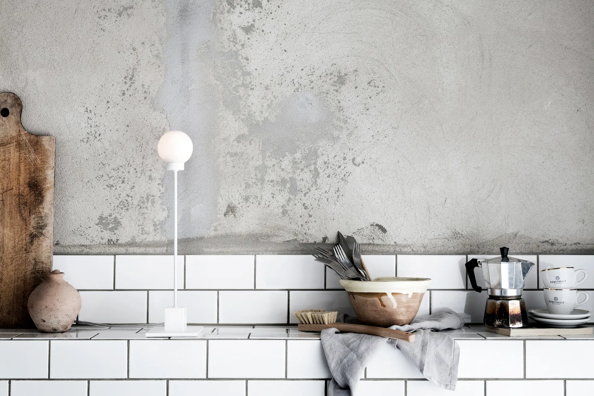 Candeeiro de mesa Snowball 41 cm, White Northern