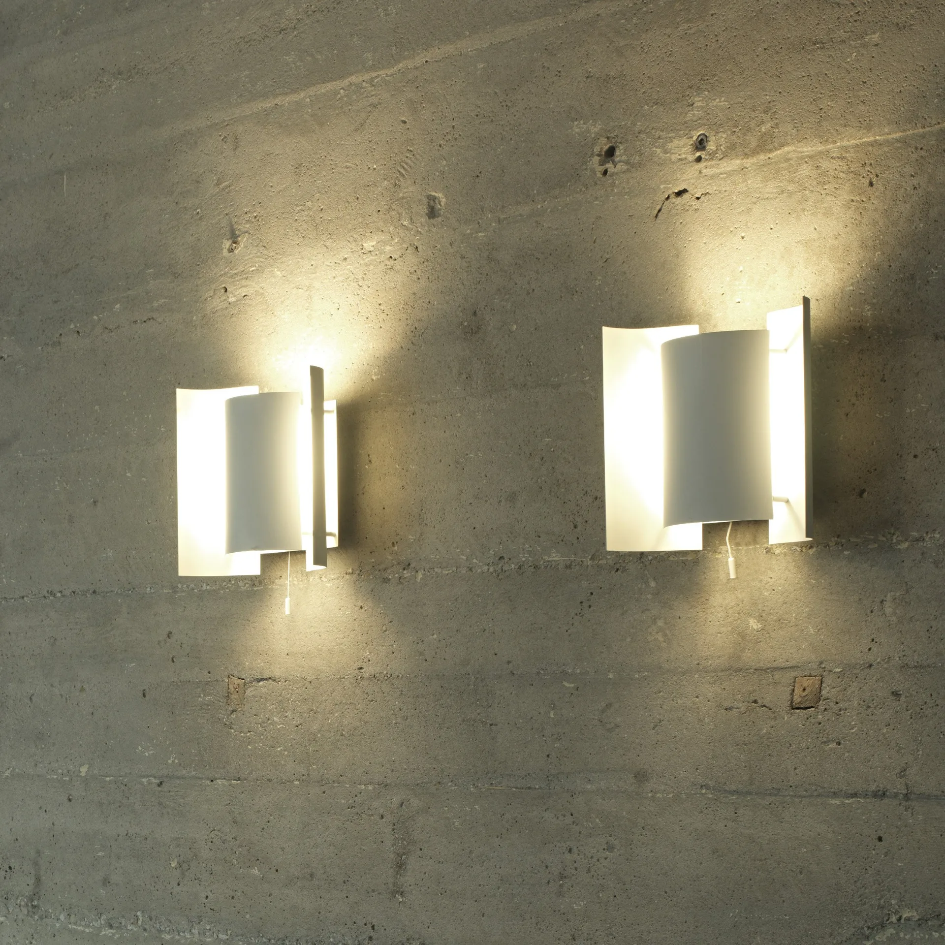 Candeeiro de parede Butterfly, branco Northern