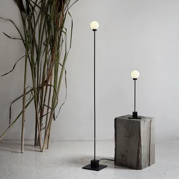 Candeeiro de pé Snowball - steel, vidro opaco  - Northern