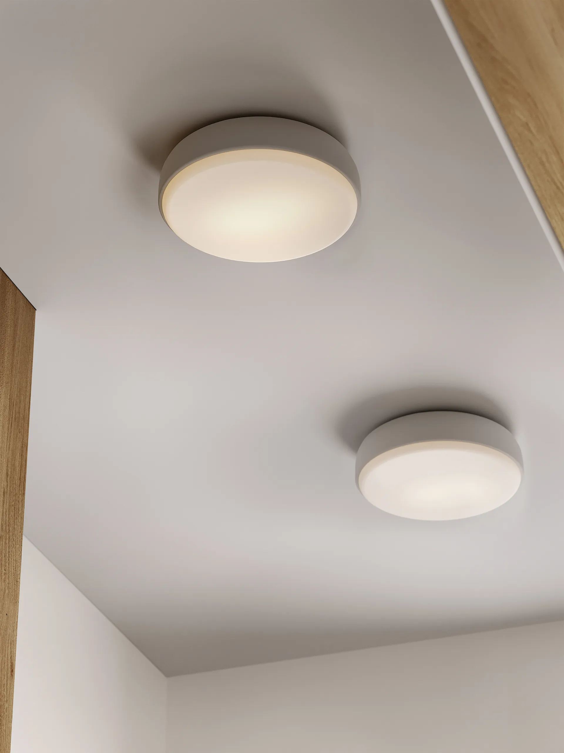 Candeeiro de teto Over Me Ø50 cm, Branco Northern