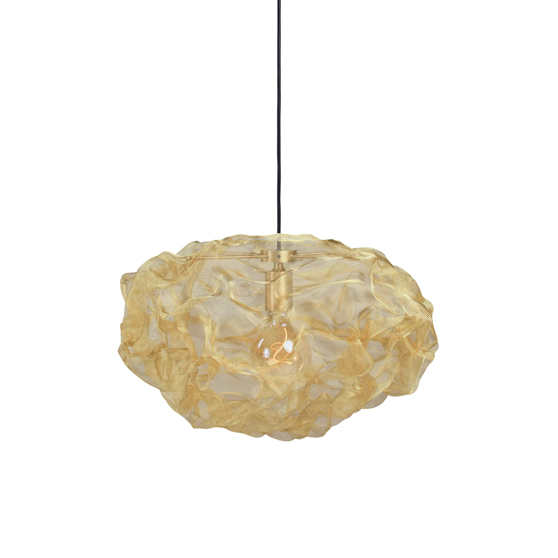 Candeeiro de teto pequeno Heat, latão Northern