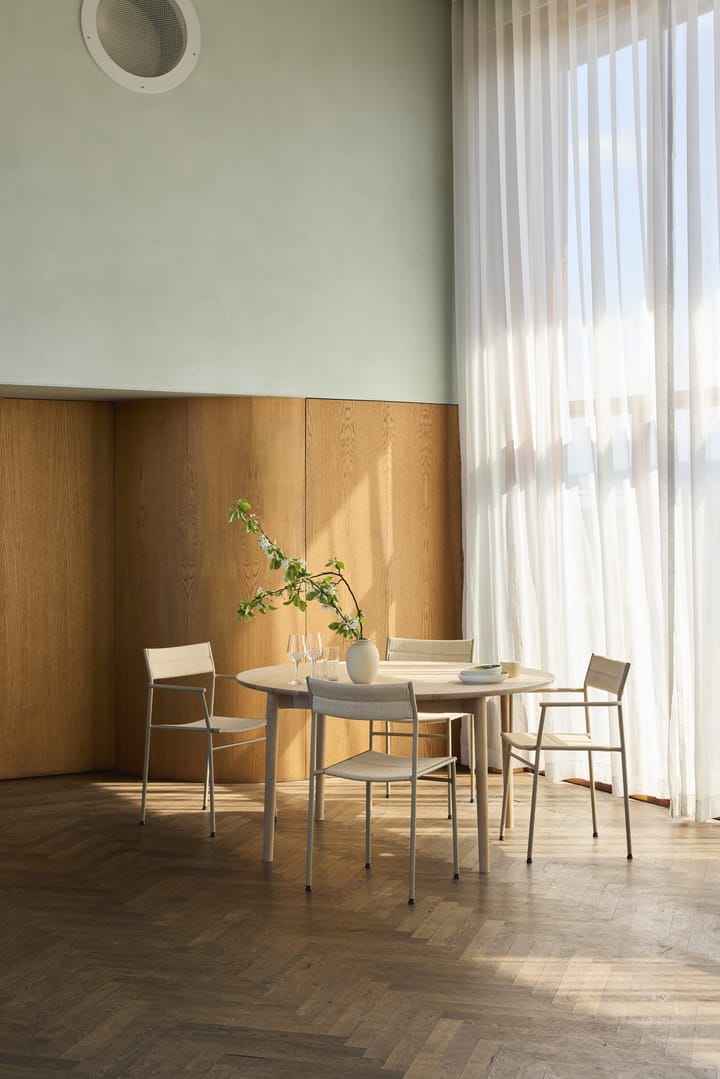 Expand mesa de jantar Ø140 cm, Carvalho oleado claro Northern