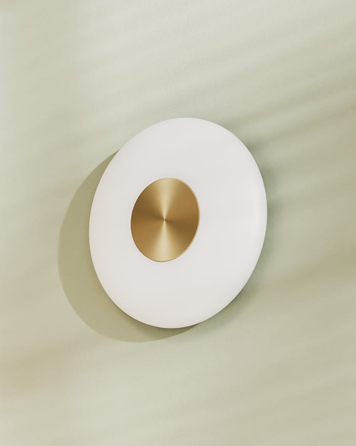 Glint candeeiro de parede Ø25 cm, Vidro opalino branco Northern