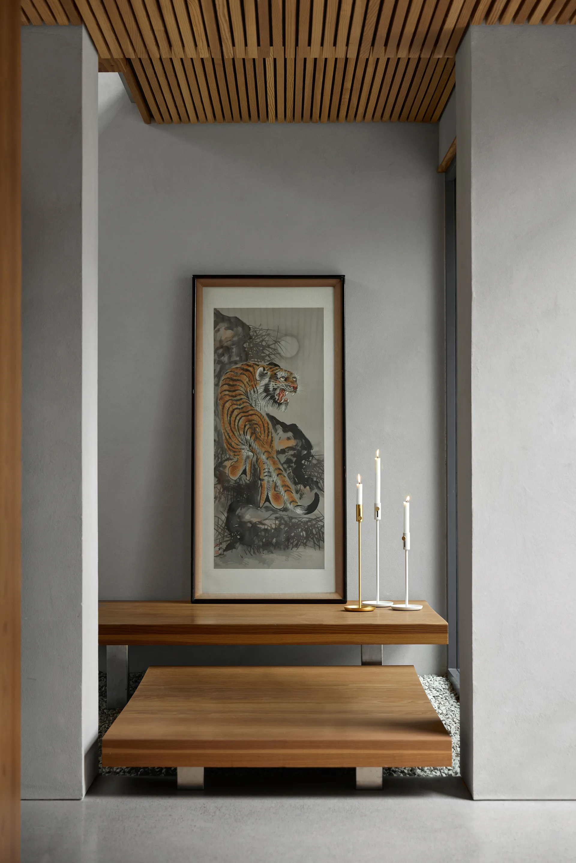 Granny castiçal 44 cm, Latão Northern