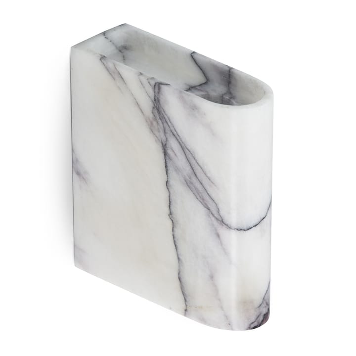 Monolith suporte mural para vela - Mármore branco mix - Northern