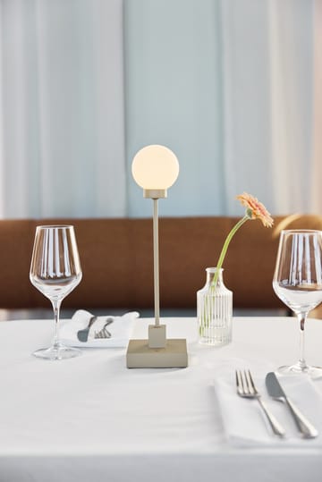 Snowball portabel candeeiro de mesa 33 cm - Cinza bege - Northern