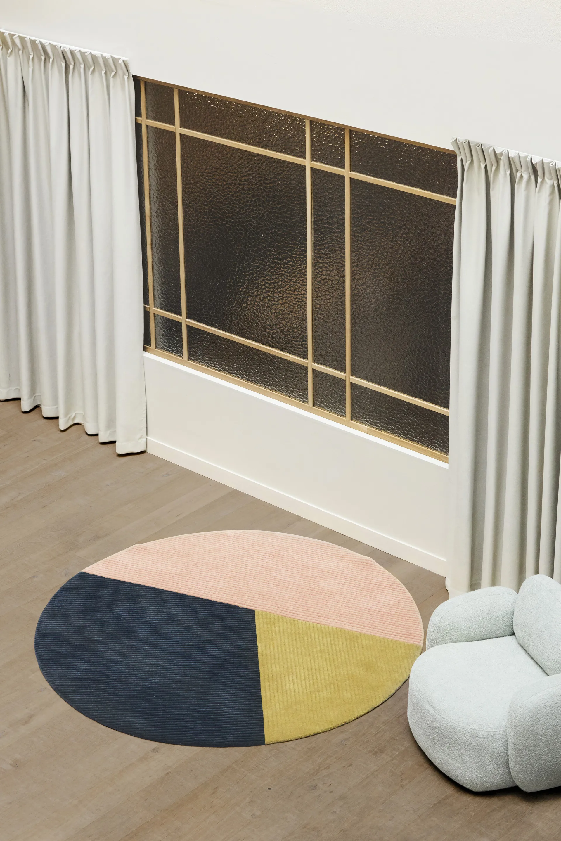 Tapete redondo Row Ø200 cm, Trio Northern