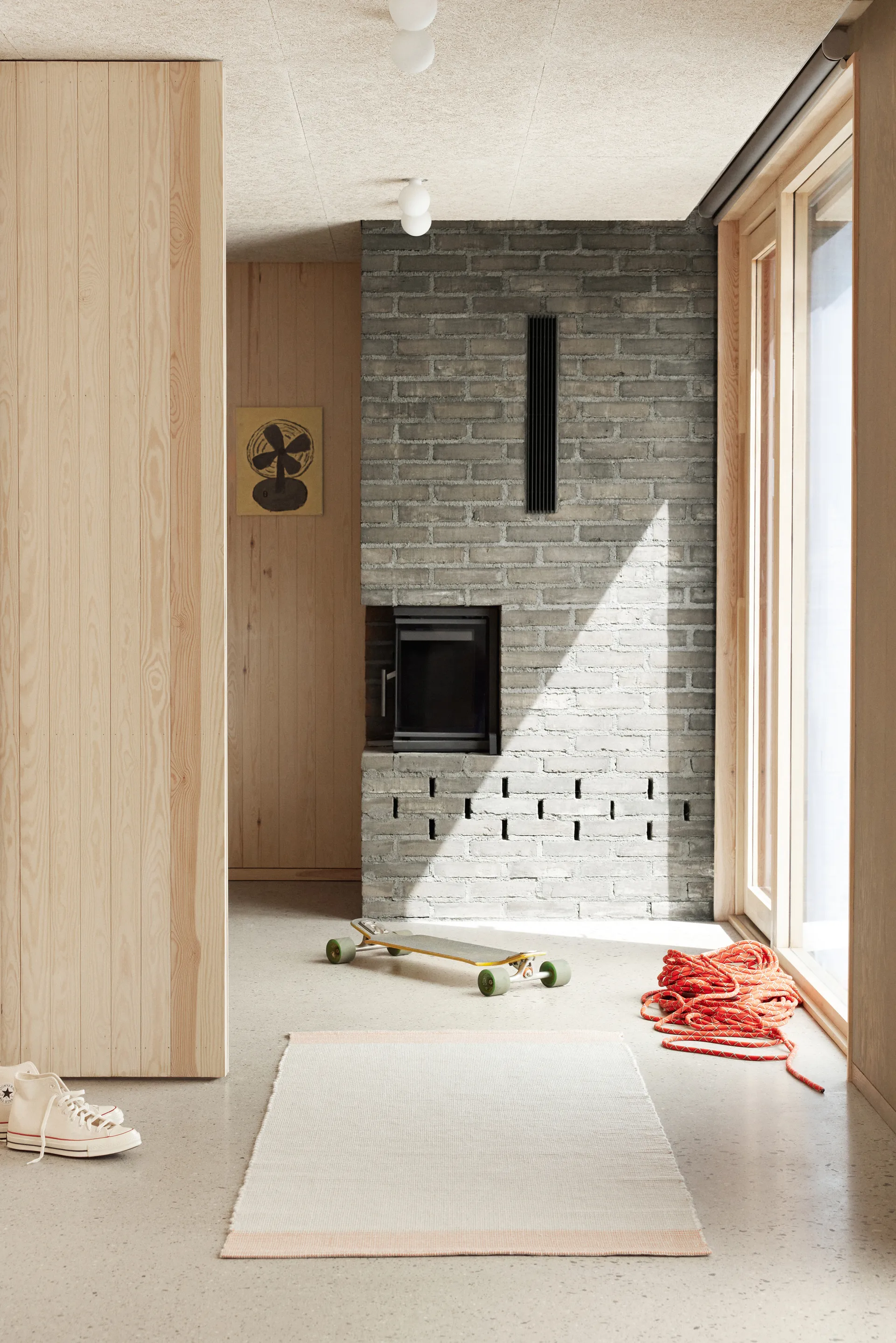 Tapete Spool 80x200 cm, Grey-red Northern