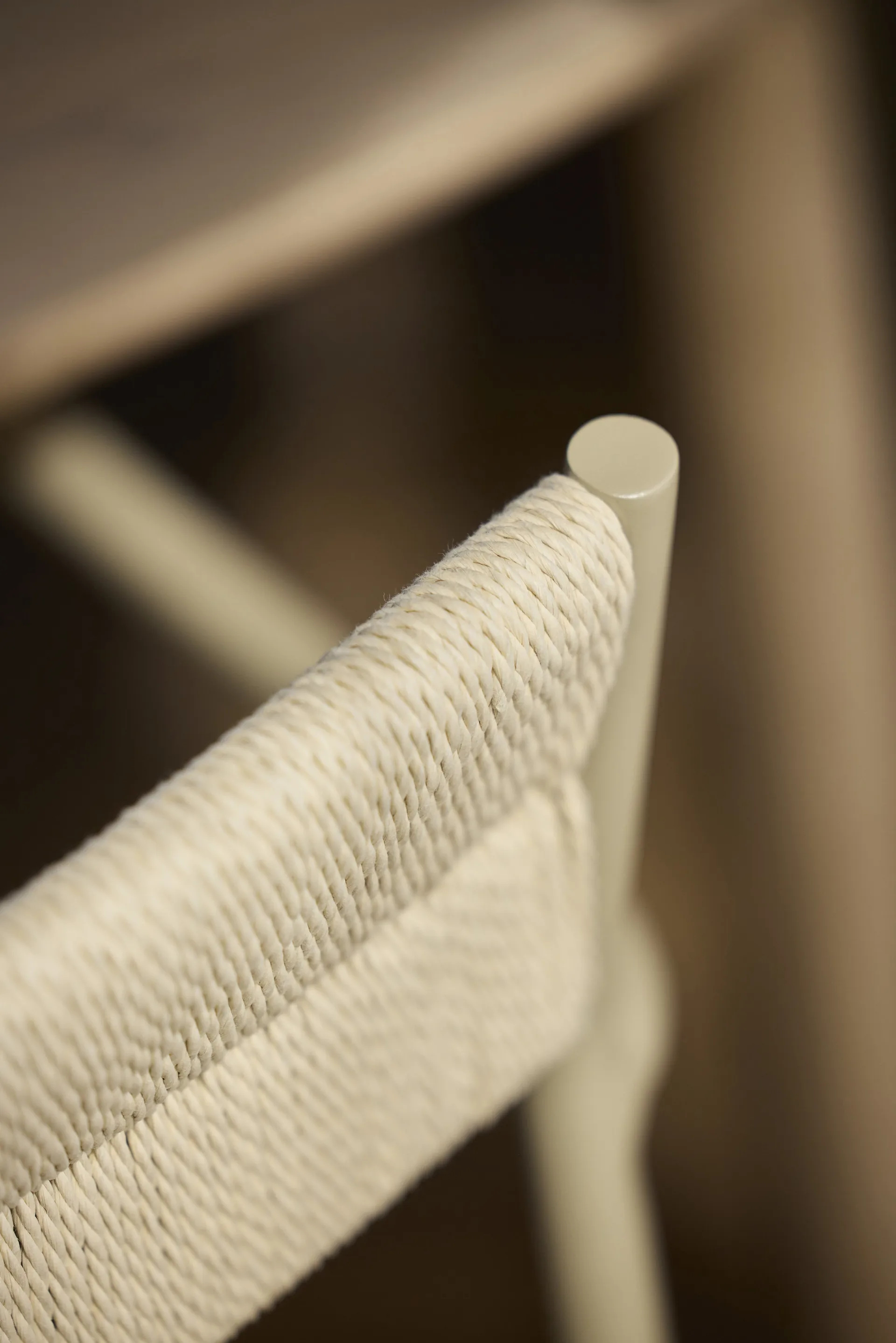 Vev cadeira de braços , Cinza bege-corda natural Northern