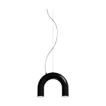 Arch single candeeiro pendente - Black, 25,5 cm - Oblure