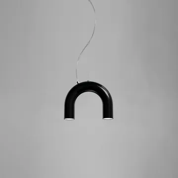 Arch single candeeiro pendente - Black, 25,5 cm - Oblure