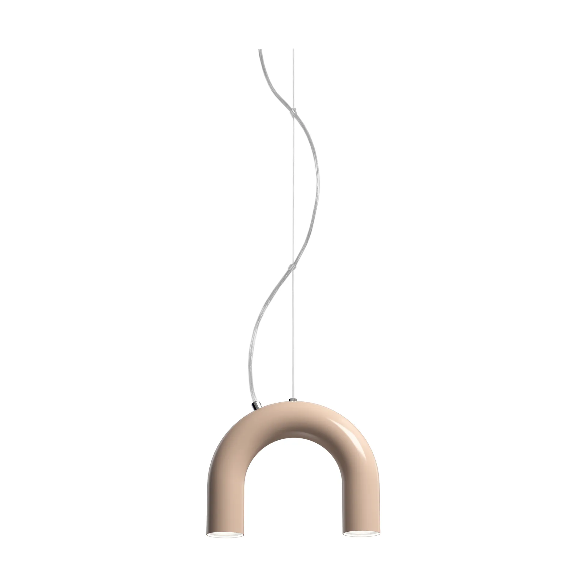 Arch single candeeiro pendente, Nude, 25,5 cm Oblure